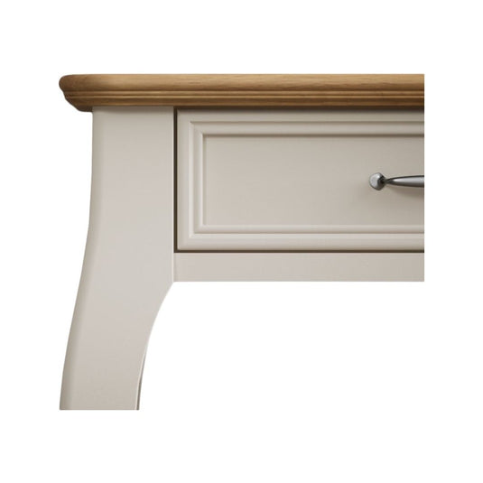 Chateau Oak and Soft White Painted Dressing Table Dressing Tables Chateau