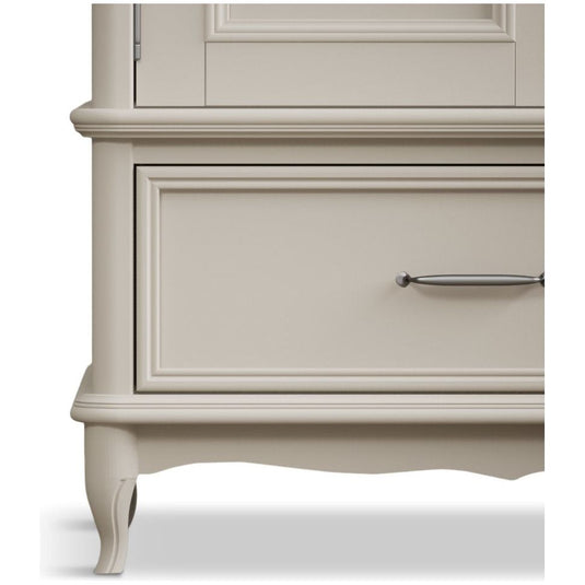 Chateau Oak and Soft White Painted Triple Wardrobe Wardrobes Chateau