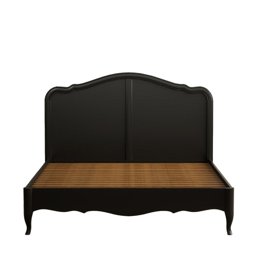 Maison Noir Oak and Black Painted King Size Bed