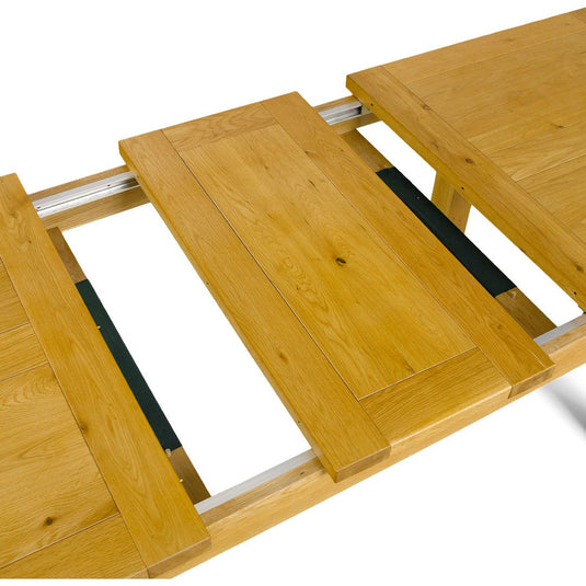Extending Burnham 160cm Oak Dining Table