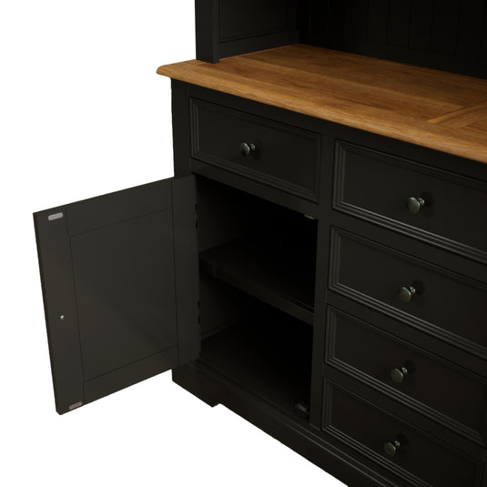 Marden Oak and Black Painted Large Dresser