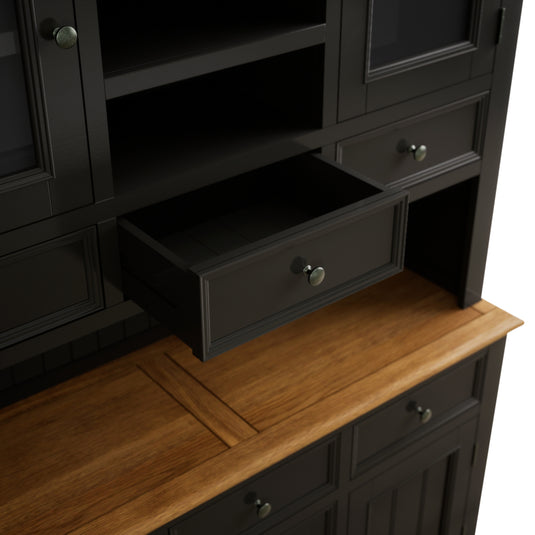 Marden Oak and Black Painted Large Dresser