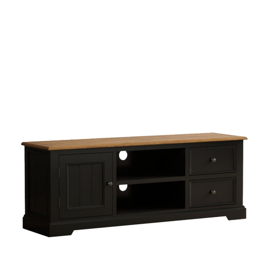 Marden Oak and Black Painted Super Wide TV Cabinet