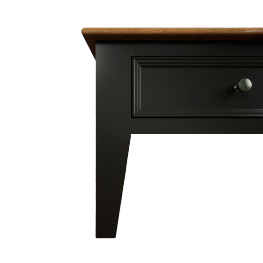 Marden Oak and Black Painted 4 Drawer Coffee Table