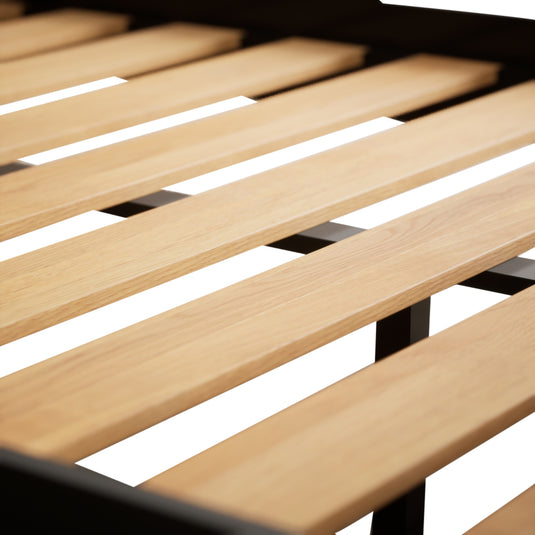 Marden Oak and Black Painted King Size Bed