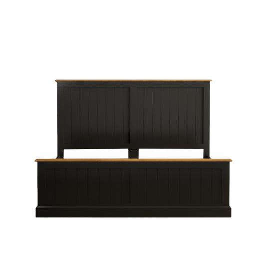 Marden Oak and Black Painted Super King Bed