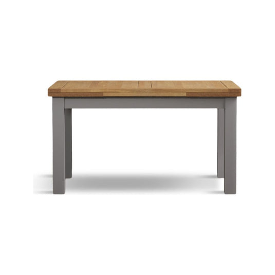 Extending Romney 140cm Oak and Light Grey Painted Dining Table
