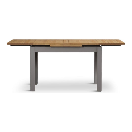 Extending Romney 140cm Oak and Light Grey Painted Dining Table