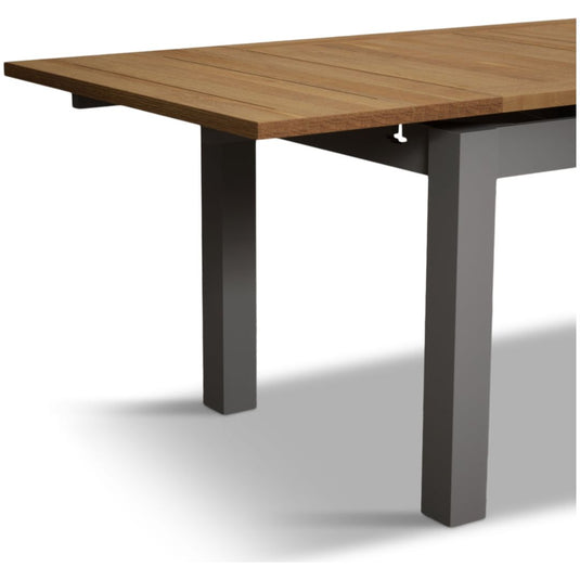 Extending Romney 140cm Oak and Light Grey Painted Dining Table