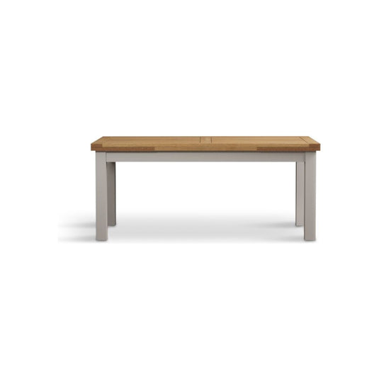 Extending Hampshire 180cm Oak and Soft White Painted Dining Table Table Hampshire