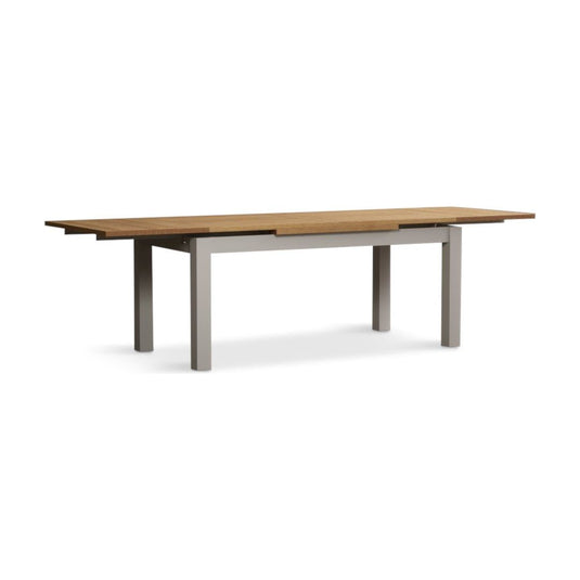 Extending Hampshire 180cm Oak and Soft White Painted Dining Table Table Hampshire
