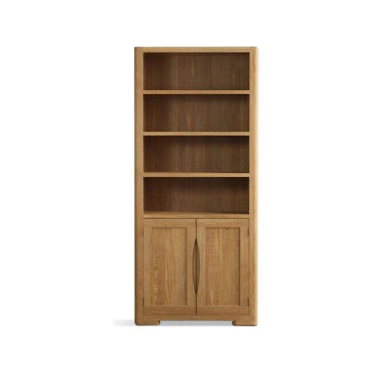 Dereham Solid Oak Tall Bookcase