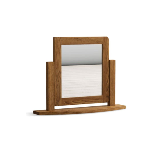 Brantham Rustic Solid Oak Swivel Dressing Table Mirror Dressing Table Mirror Brantham Rustic