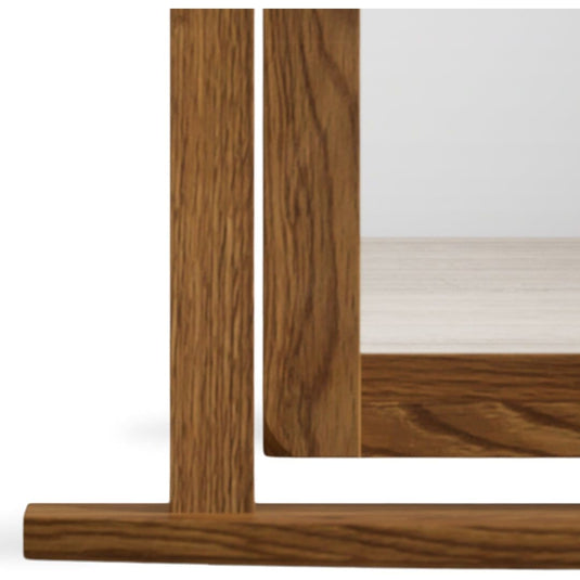 Brantham Rustic Solid Oak Swivel Dressing Table Mirror Dressing Table Mirror Brantham Rustic