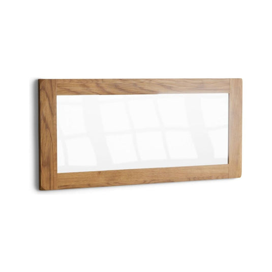 Brantham Rustic Solid Oak Wall Mirror Mirrors Country Rustic