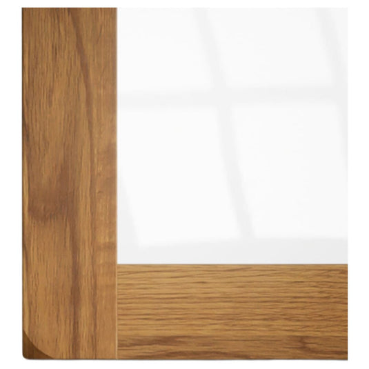 Brantham Rustic Solid Oak Wall Mirror Mirrors Country Rustic