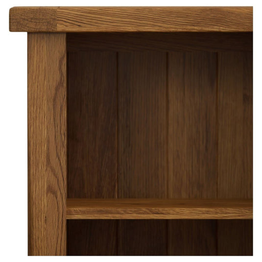 Brantham Rustic Solid Oak Small Bookcase Bookcase Brantham Rustic