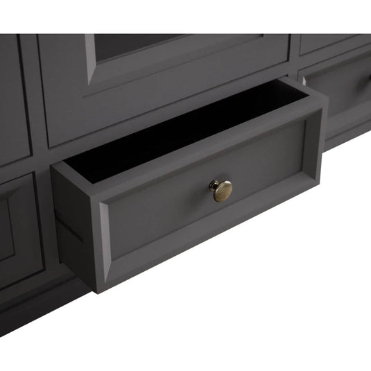 Philippe Oak and Charcoal Grey Painted Large Dresser