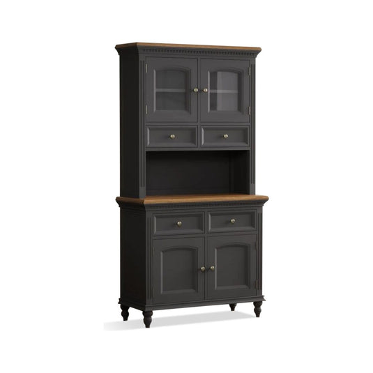 Philippe Oak and Charcoal Grey Painted Small Dresser