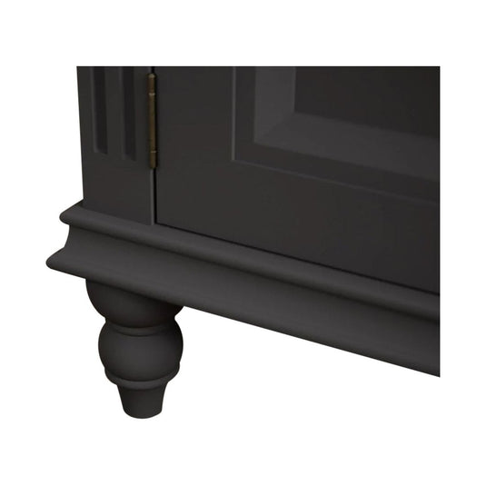 Philippe Oak and Charcoal Grey Painted Large TV Cabinet