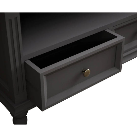 Philippe Oak and Charcoal Grey Painted Small TV Cabinet