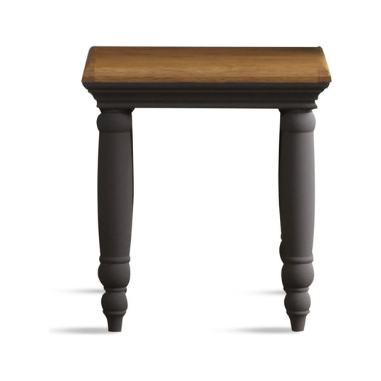 Philippe Oak and Charcoal Grey Painted Dressing Table Set