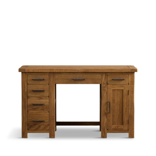 Harleston Rustic Solid Oak Computer Desk