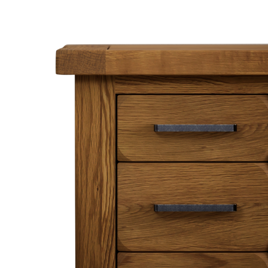 Harleston Rustic Solid Oak Computer Desk