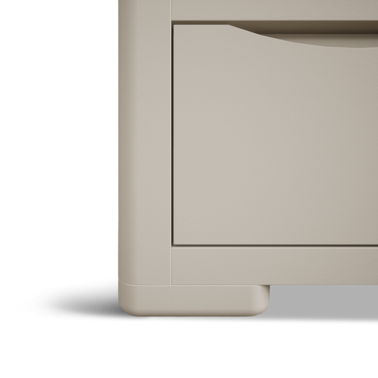 Canberra Soft White Painted Large TV Cabinet