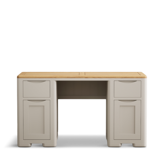 Canberra Soft White Painted Computer Desk