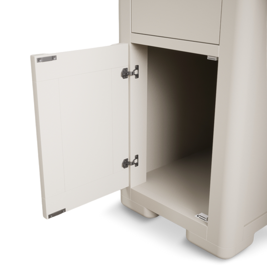 Canberra Soft White Painted Computer Desk