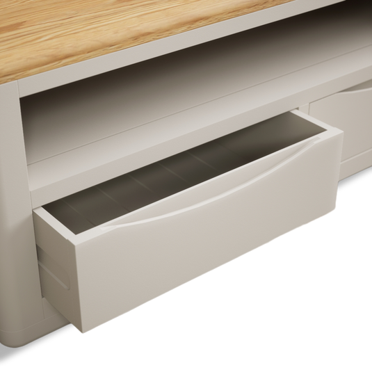 Canberra Soft White Painted Coffee Table