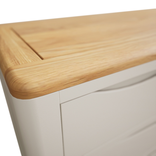 Canberra Soft White Painted Chest of Drawers