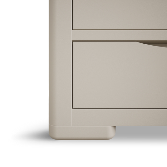 Canberra Soft White Painted Chest of Drawers