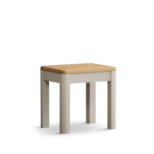 Canberra Soft White Painted Dresser Stool