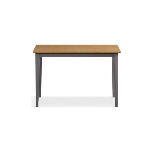 Castleton 114cm Grey and Oak Painted Dining Table Dining Table Castleton