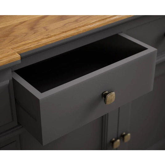 Bewley Oak and Charcoal Grey Painted Small Sideboard