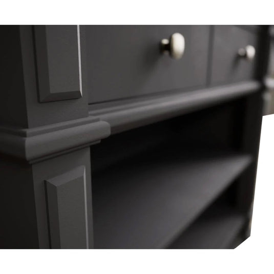 Bewley Oak and Charcoal Grey Painted Console Table