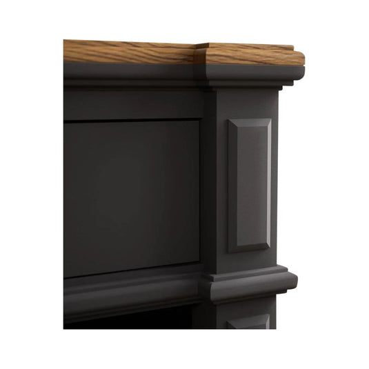 Bewley Oak and Charcoal Grey Painted Console Table