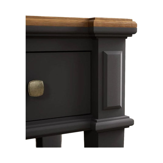 Bewley Oak and Charcoal Grey Painted Dressing Table Set