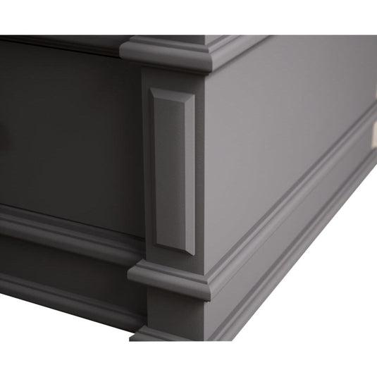 Bewley Oak and Charcoal Grey Painted Triple Wardrobe