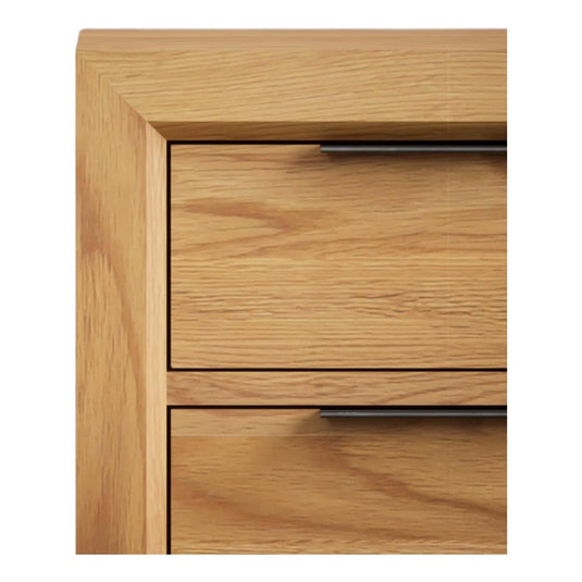 Loft Solid Oak 2 Drawer Bedside Table Bedside Tables Loft