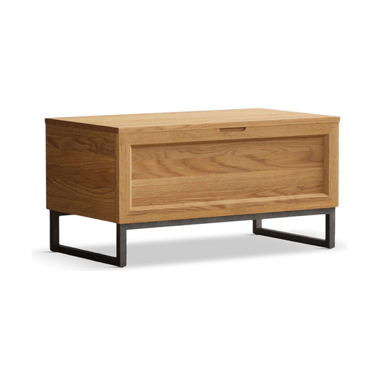 Attica Solid Oak Blanket Box