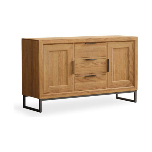 Loft Solid Oak Large Sideboard Sideboards Loft