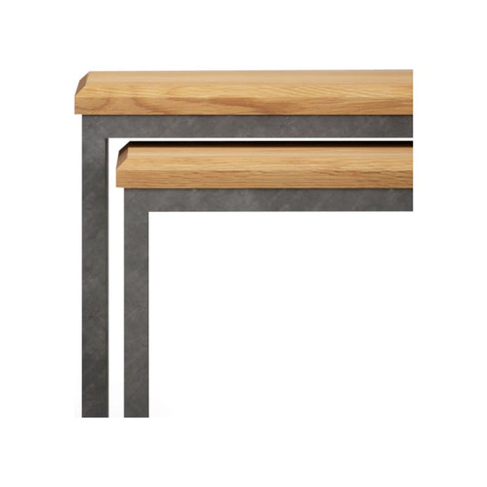 Loft Solid Oak Nest Of Tables Nest of Tables Loft