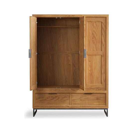 Attica Solid Oak Triple Wardrobe
