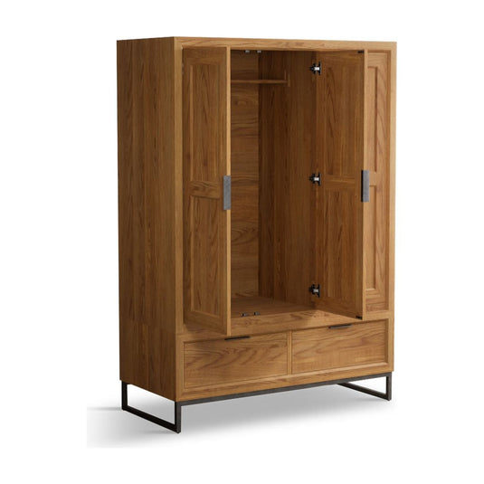Attica Solid Oak Triple Wardrobe