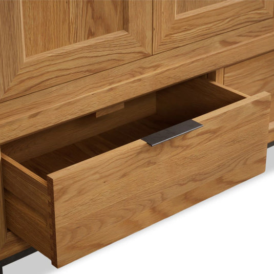 Attica Solid Oak Triple Wardrobe