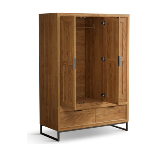 Attica Solid Oak Triple Wardrobe