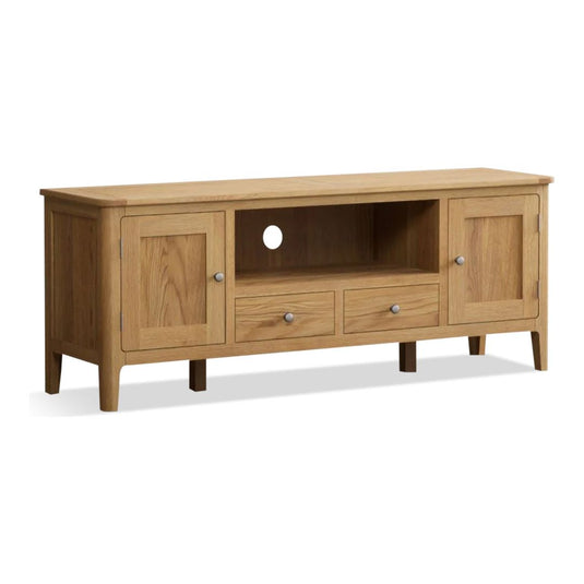 Sheringham Solid Oak Super-wide TV Cabinet